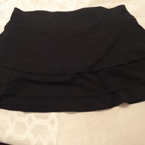 Black athleta tennis skirt with shorts